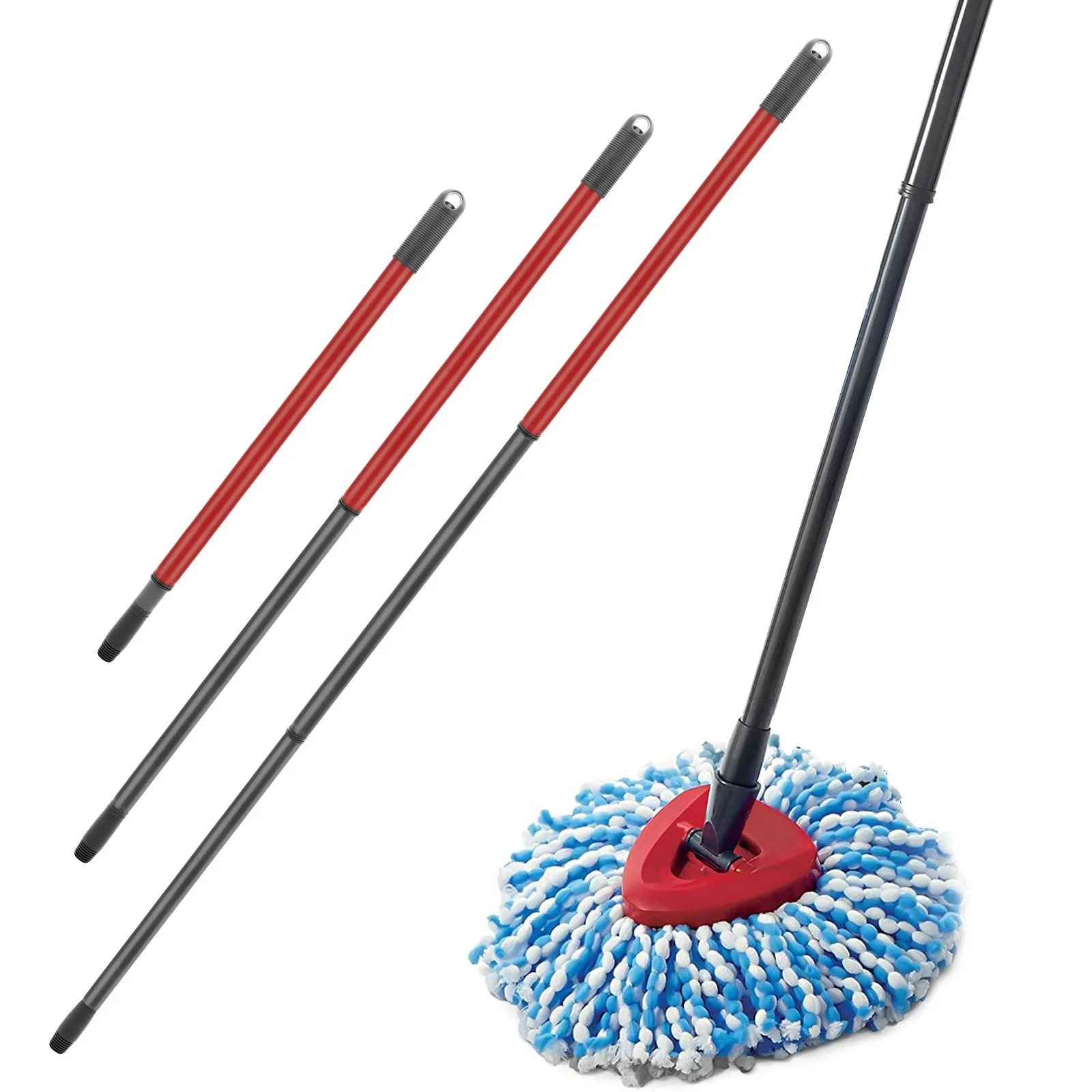 Premium Durable Floor Cleaning Mop Replacement Suitable for O-cedar/Vileda Rotary Mop Rod