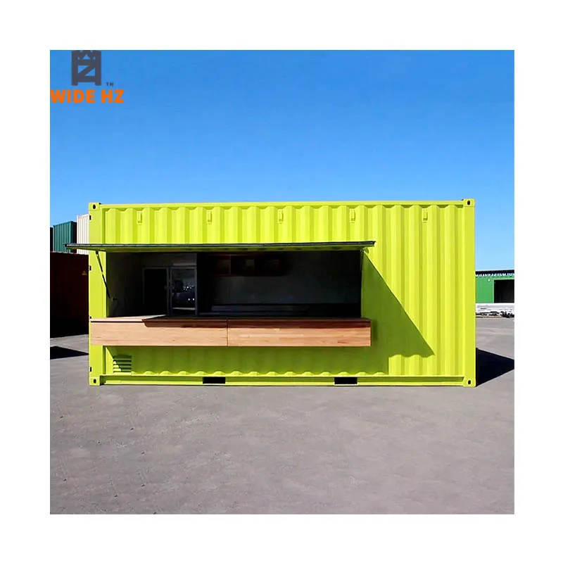 
Custom 20ft prefabricated modular shipping container bar container shops coffee kiosk manufacturers outdoor bar 
