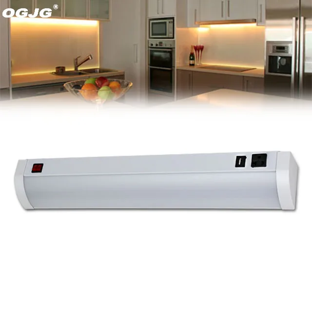 China bathroom mirror bedside closet showcase kitchen LED under cabinet light with switch