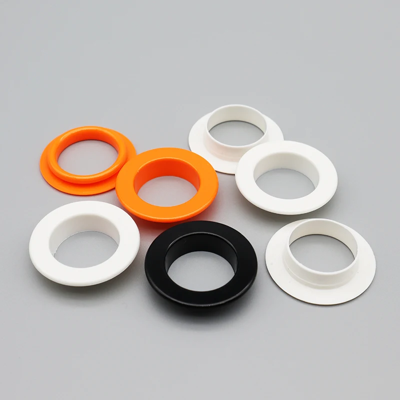 Custom Size 18mm Plastic Shoe Box Hole Buckle Round Eyelets