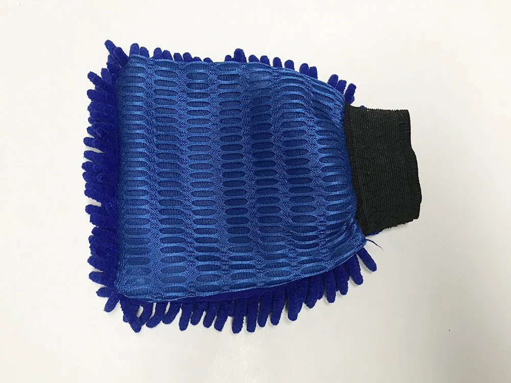 Microfibre car cleaning wash glove mitten microfiber car wash mitt