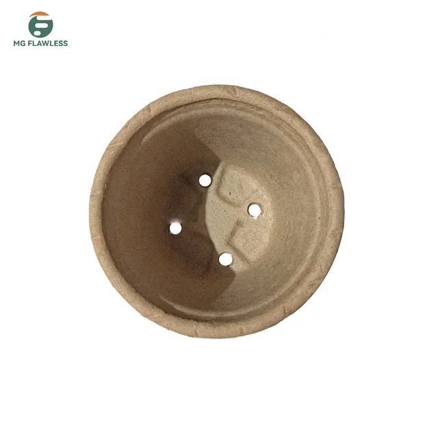 Biodegradable Green Life planter Paper pulp garden seed pot Greenhouse garden seed starter tray seed cup