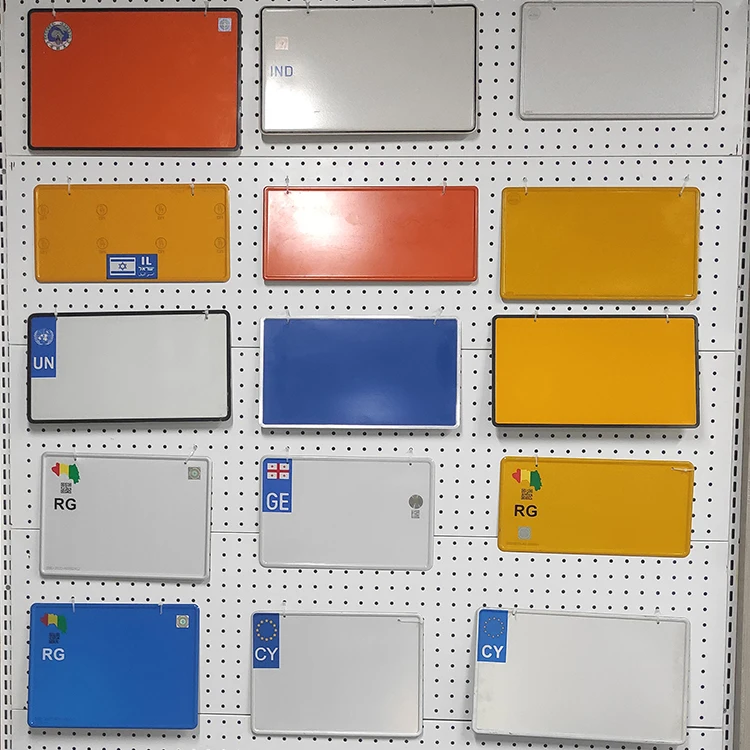 Custom Car Aluminium Ind Number Plate License Plate