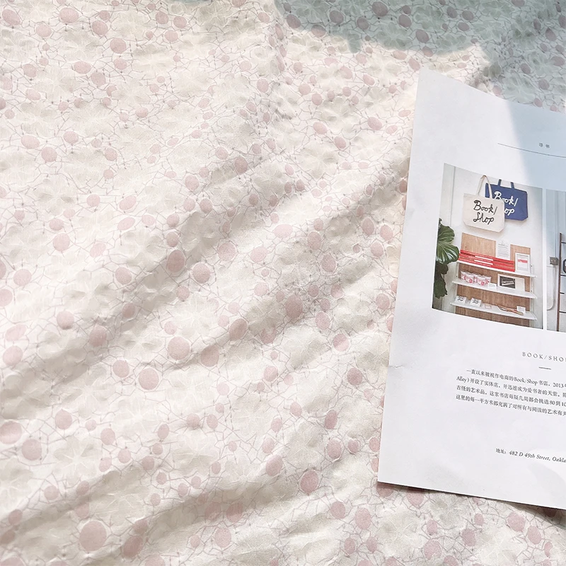 Cotton summer clothing fabric special process texture fabric
