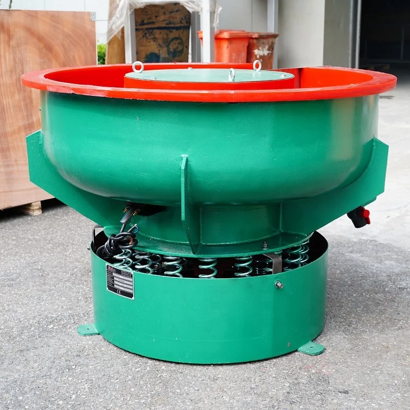 200 liter vibratory surface finishing machine / stone plate, steel parts polisher and grinder machine deburring