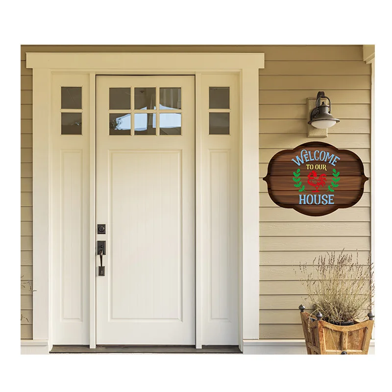 Wholesale Custom 0.25mm Plastic Reusable PET Journal Layering Stencil For Painting