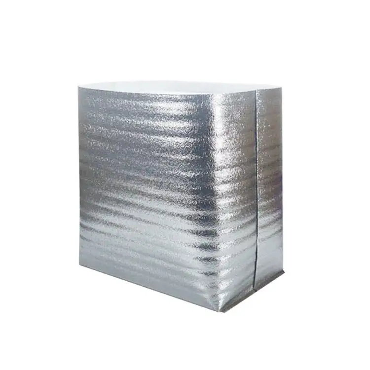Disposable Aluminum Foil Epe Foam Insulated Cooler Bags For Food Packaging