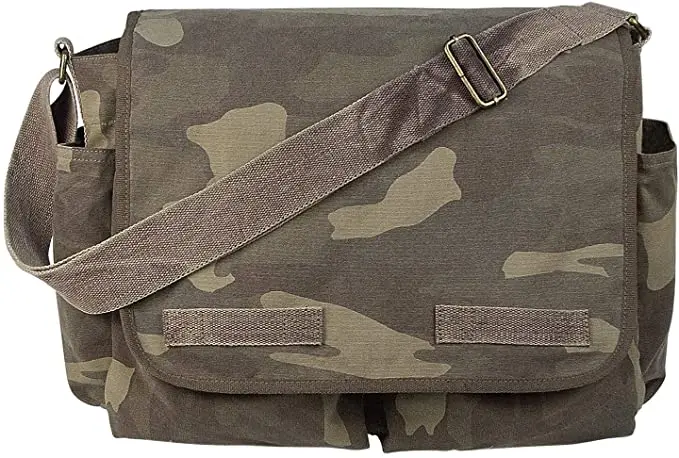 Shoulder Bag Vintage Canvas Messenger Bag Canvas Tactical Sling Bag for Men Many Colors for Choose