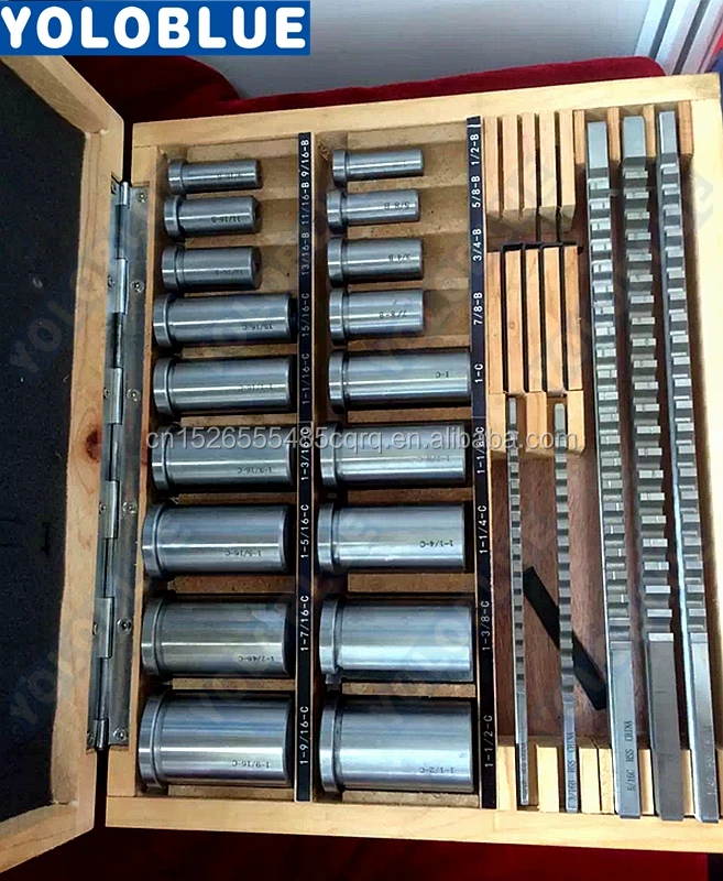 
30pcs Inch Sized HSS Groove keyway broach broaches set 