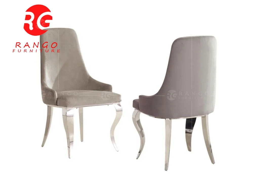 Glass top dining table and 6 pink velvet dining chairs dining room furniture  with low  price