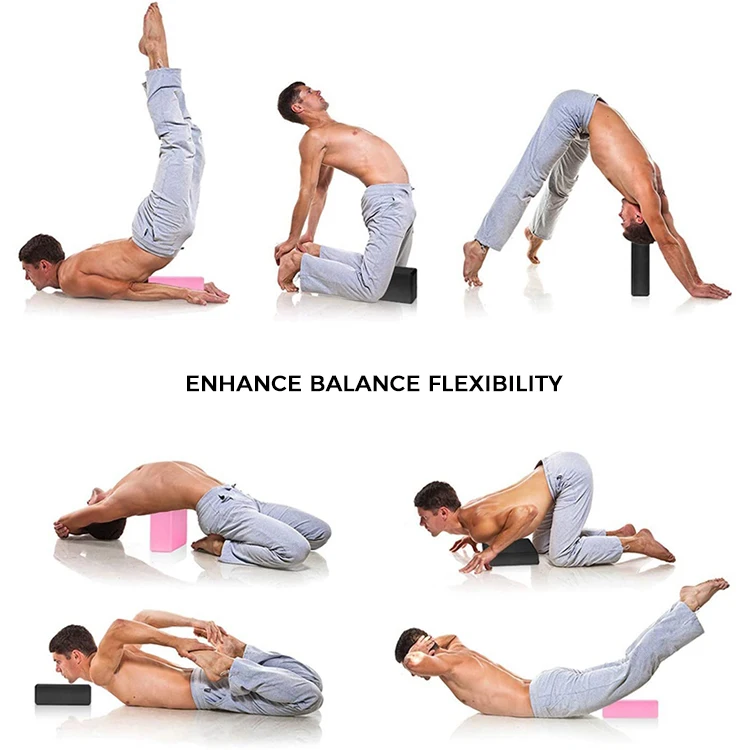 Factory Direct Supply Eco Friendly Lightweight High Density EVA Foam Yoga Block