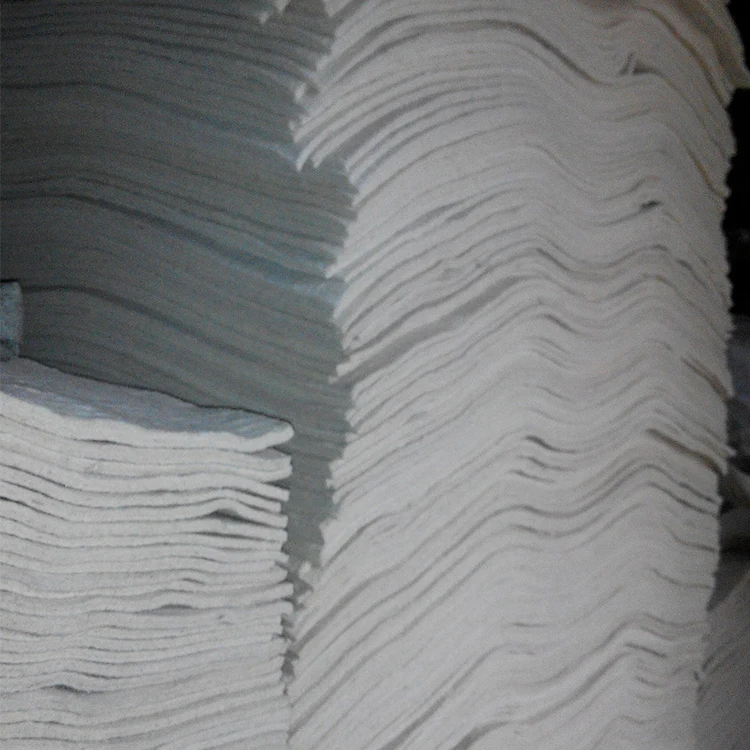 industrial polyester felt fabric roll manufacture Industrial wool felt made of soft white wool pressed 12345 mm thick