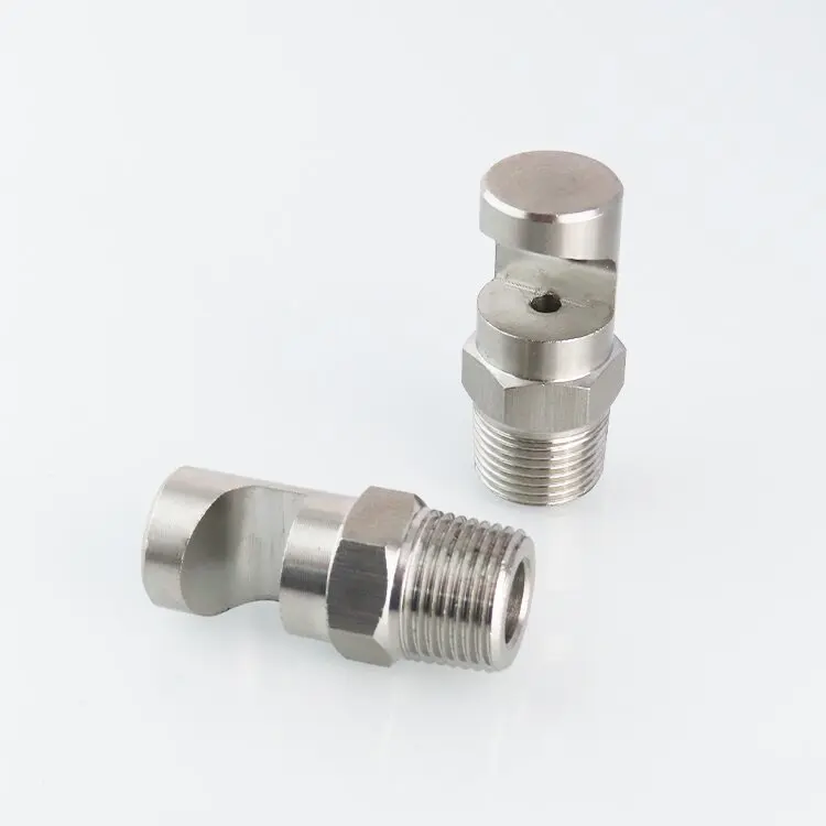 High lmpact Vee Jet Nozzle Stainless Steel Wide Angle Flat Fan Spray Nozzle