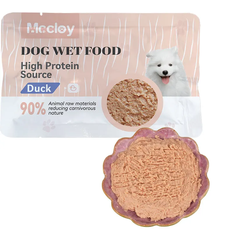 OEM/ODM Affordable Dog Wet Food Snacks with Multiple Flavors, Customized Independent Packaging