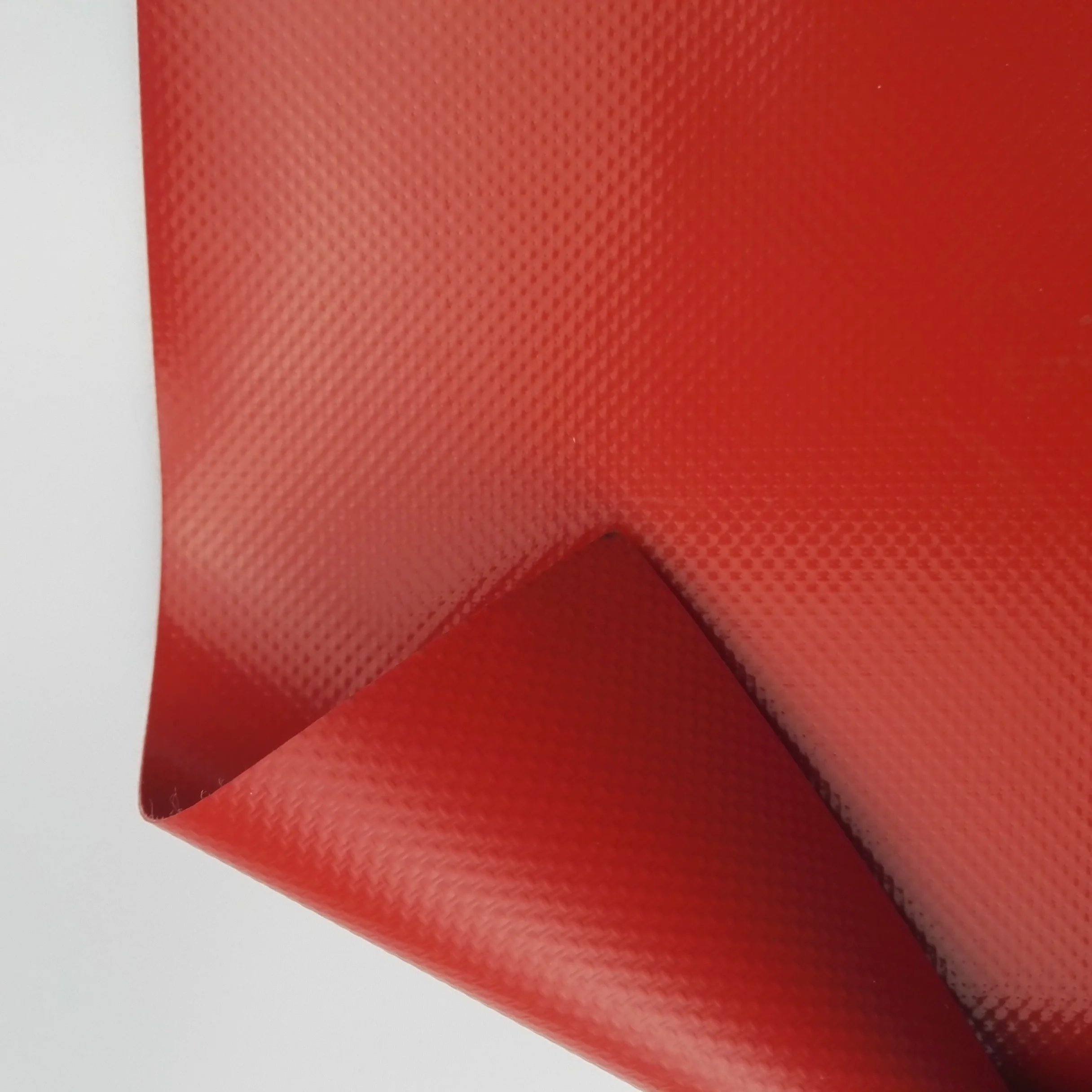 Wholesale 650GSM Red Color Coated PVC Tarpaulin PVC Vinyl Fabric