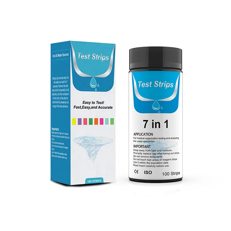 7 parameters Test for water, pool, spa, aquarium factory drinking water test kit