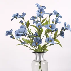 Simulated morning glory tung oil tree decorated with flower photography props dried flower Pampas