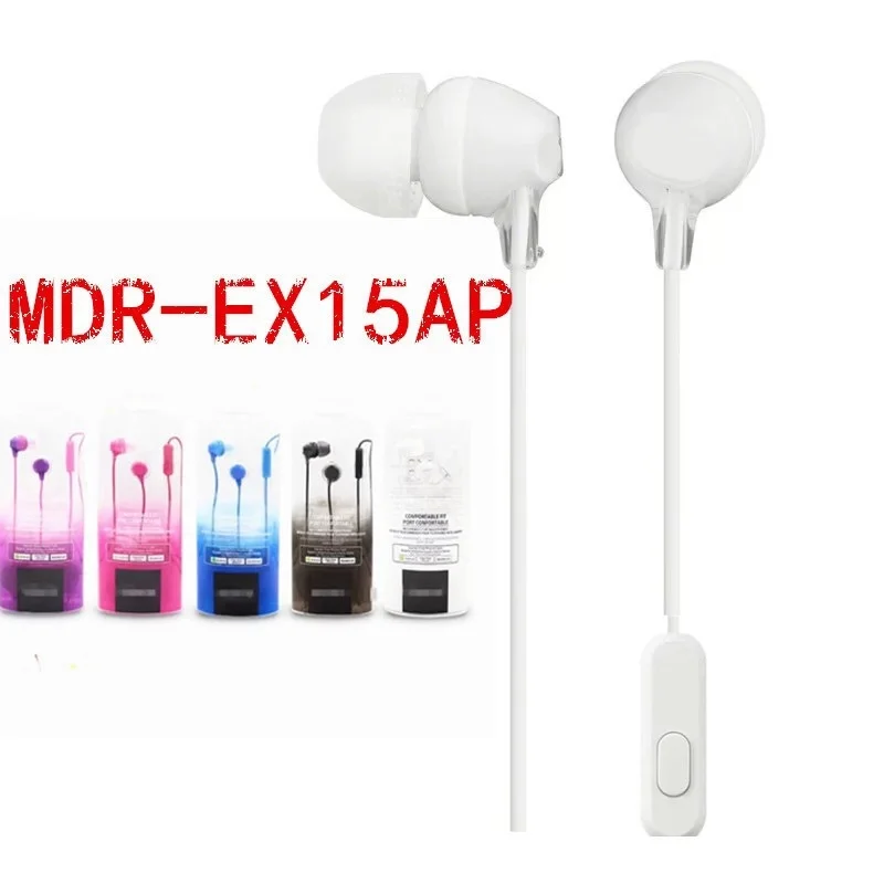 MDR-EX15AP наушники-вкладыши сабвуфер универсальные музыкальные наушники для мобильного
