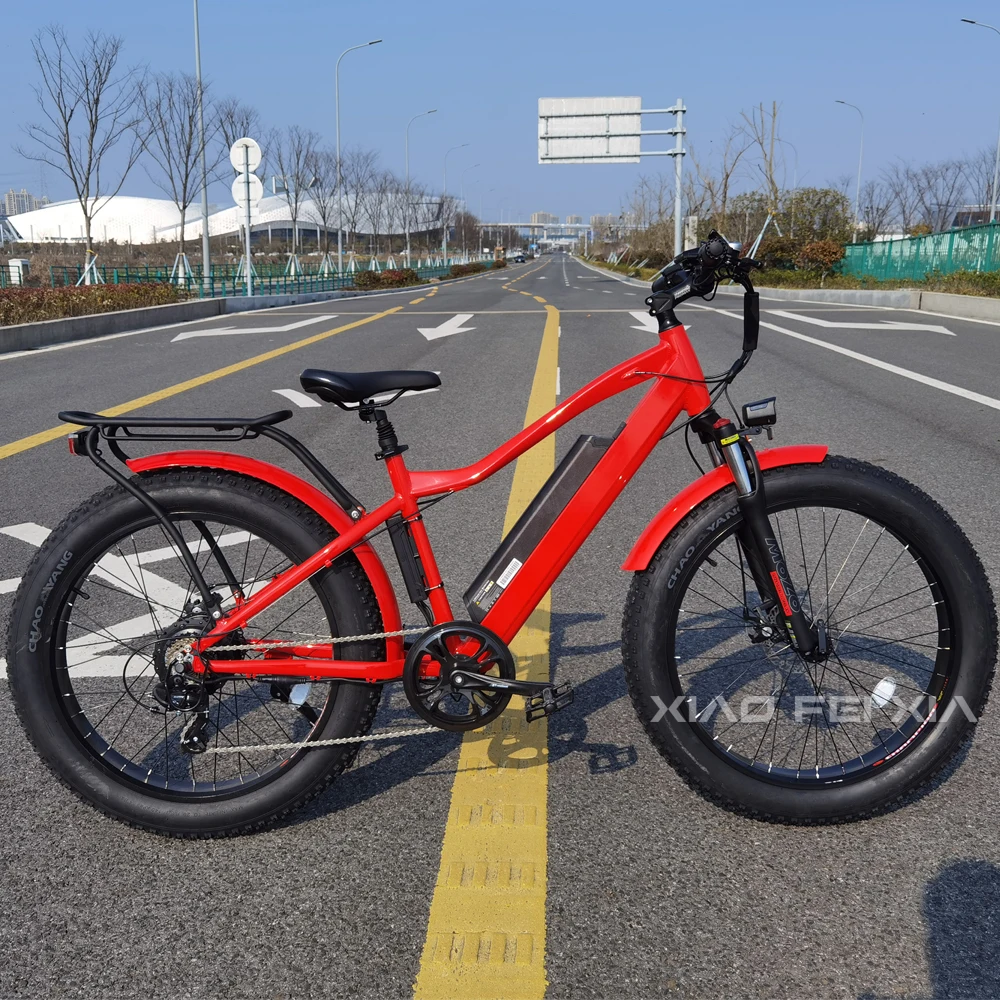 60V Ebike Super Power Lithium Battery 26inch*4.0 electric fat bike 1000w rear motor offroad electric mountainbike