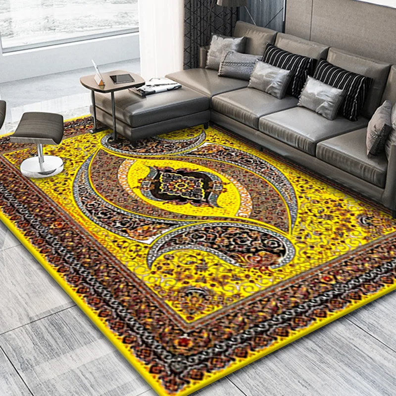 Chinese Hand hand tufted Jacquard Persian Style 100% Pure Silk Carpet