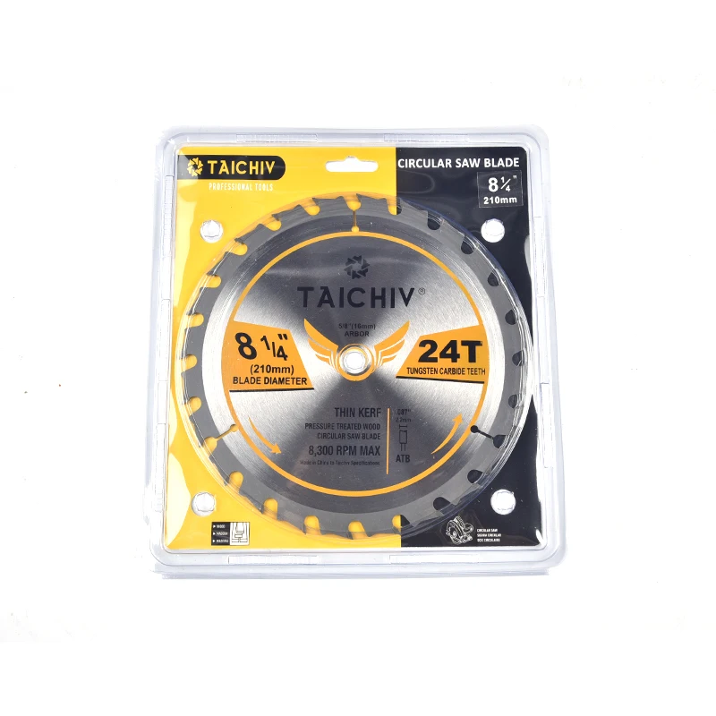 
210*24T 40T 60T 80T TCT saw blade Circular Saw Blade for Wood 