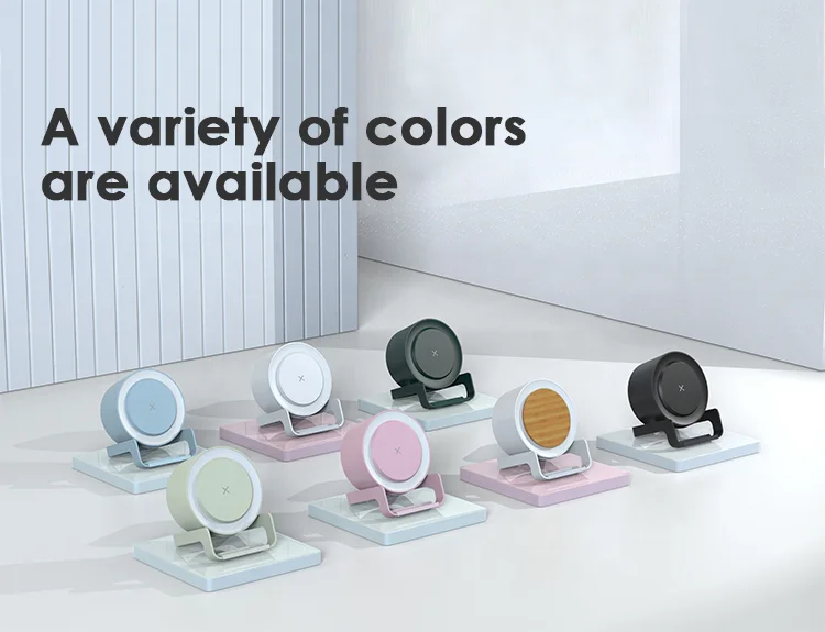 Многофункциональная Портативная Беспроводная подставка для мини-динамика с ночным светильником модное зарядное устройство мобильного телефона и