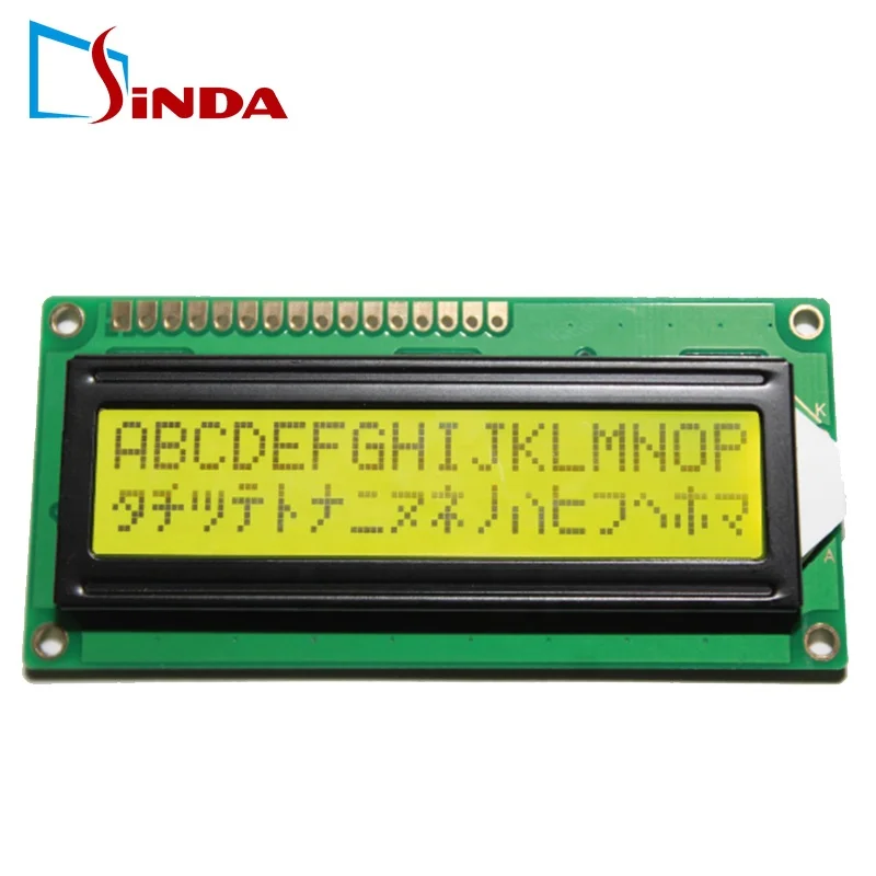 Sinda display TN STH FSTH techology 16X02 LCD display for UPS Measure Device