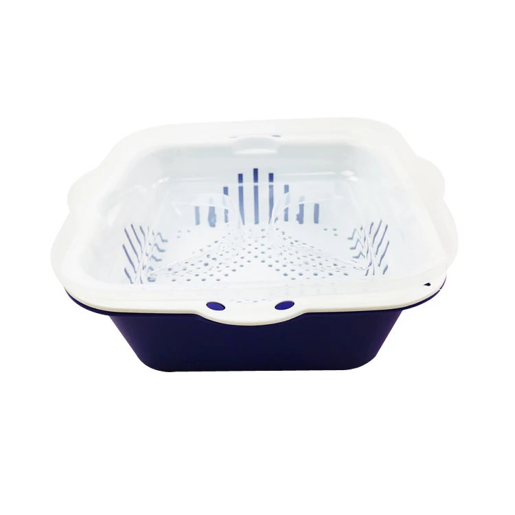 Factory Price Kitchen Utensil Eco-Friendly PP Fruit Vegetable Dish Strainer Plastic Sieve