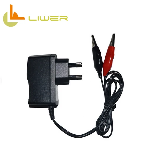 6V 1000mA Lead Acid Battery Charger 7.2V 1A for 6V 4Ah 4.5Ah Electric Baby Carrier Toy Car Auto Motorcycles