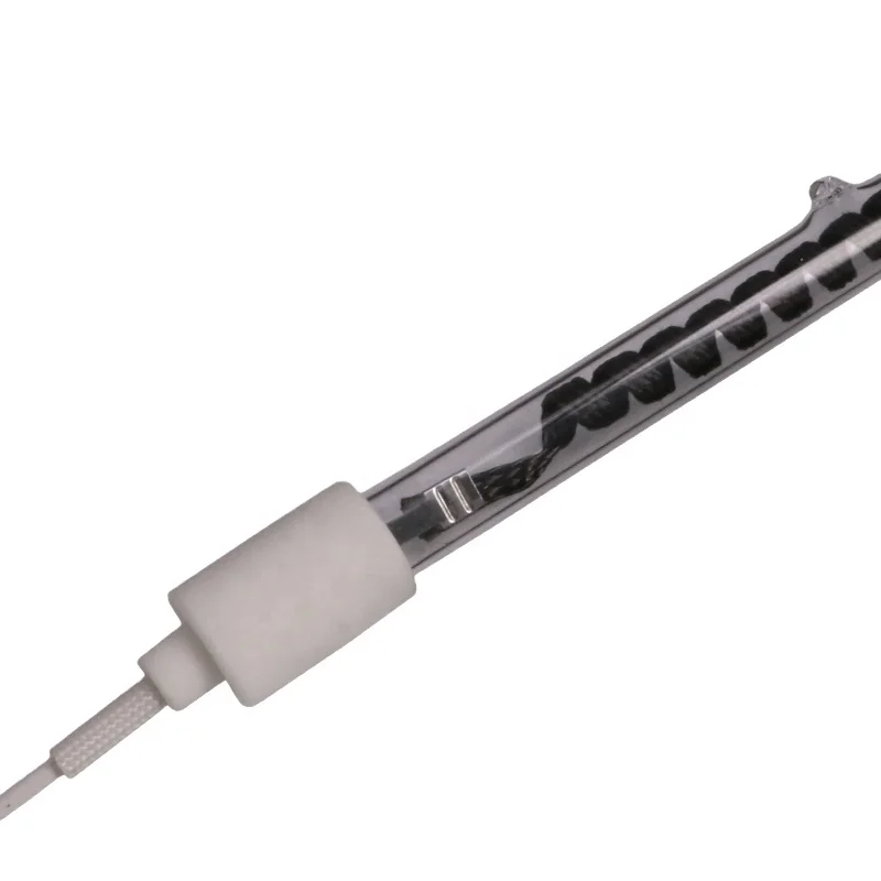 1000w Short Wave Ir Heater Roll Quartz Silica Tube Heating element for Coffee Roaster