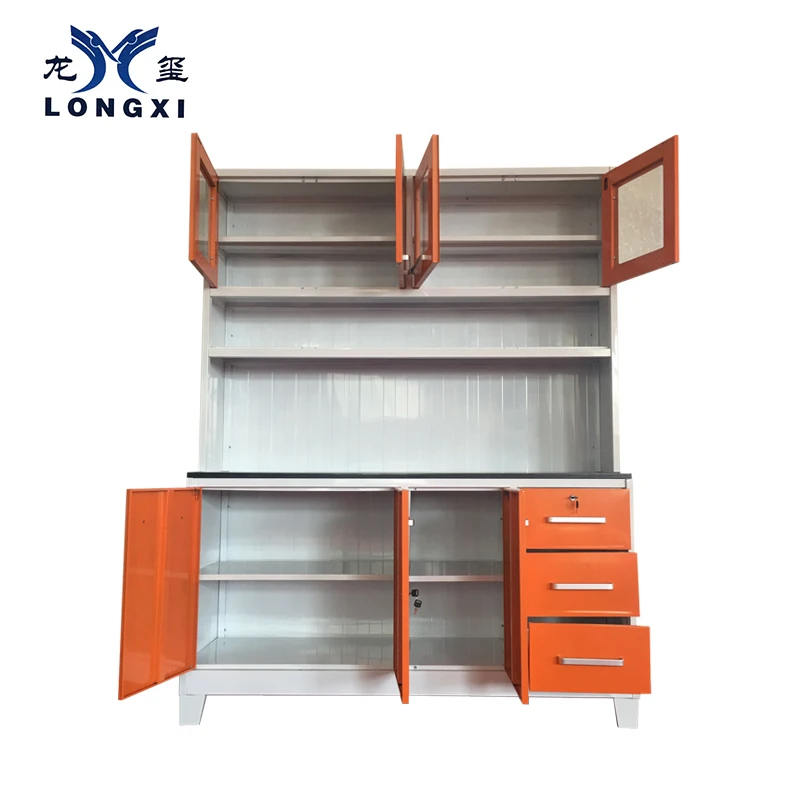 Direct Deal Kitchen Steel Orange Keyless Black Small Metal For Sale Office Filing Cupboard