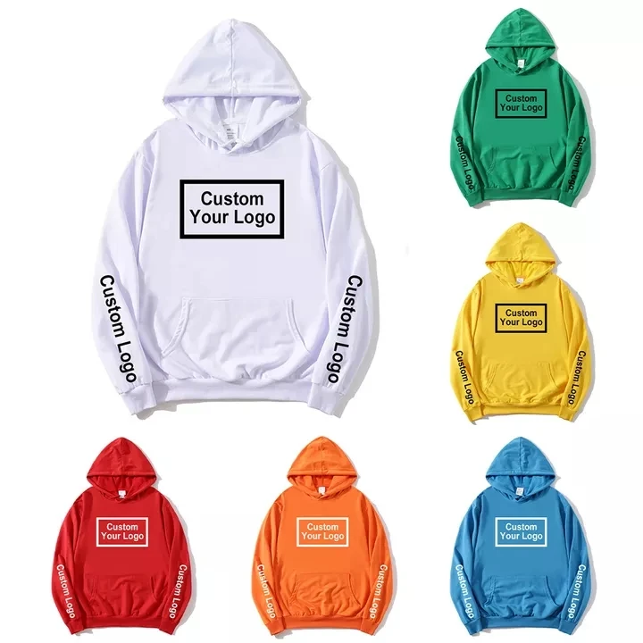 New Fashion Long Sleeve loose Solid Men Hooded StreetColor Hooded Casual Blouse Fleece Tops White Hoodies clothes