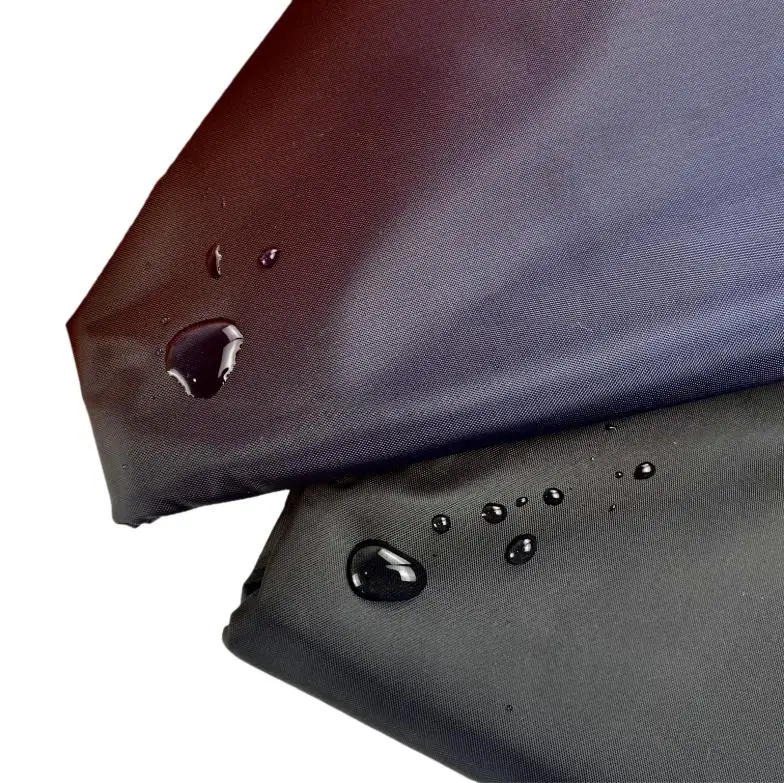
HOT SALE 190T taffeta 100% Polyester HV/NHV Waterproof fabric 200gsm PVC/PA coated for Raincoat/ Tent/ Car cover 