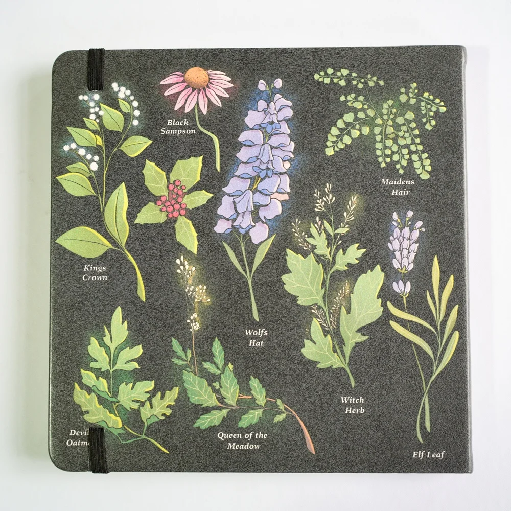 Customizable Professional Sewing Bind A5 Big Fashion Design Leather Cover Oil Painting Black Sketch Book For Artists