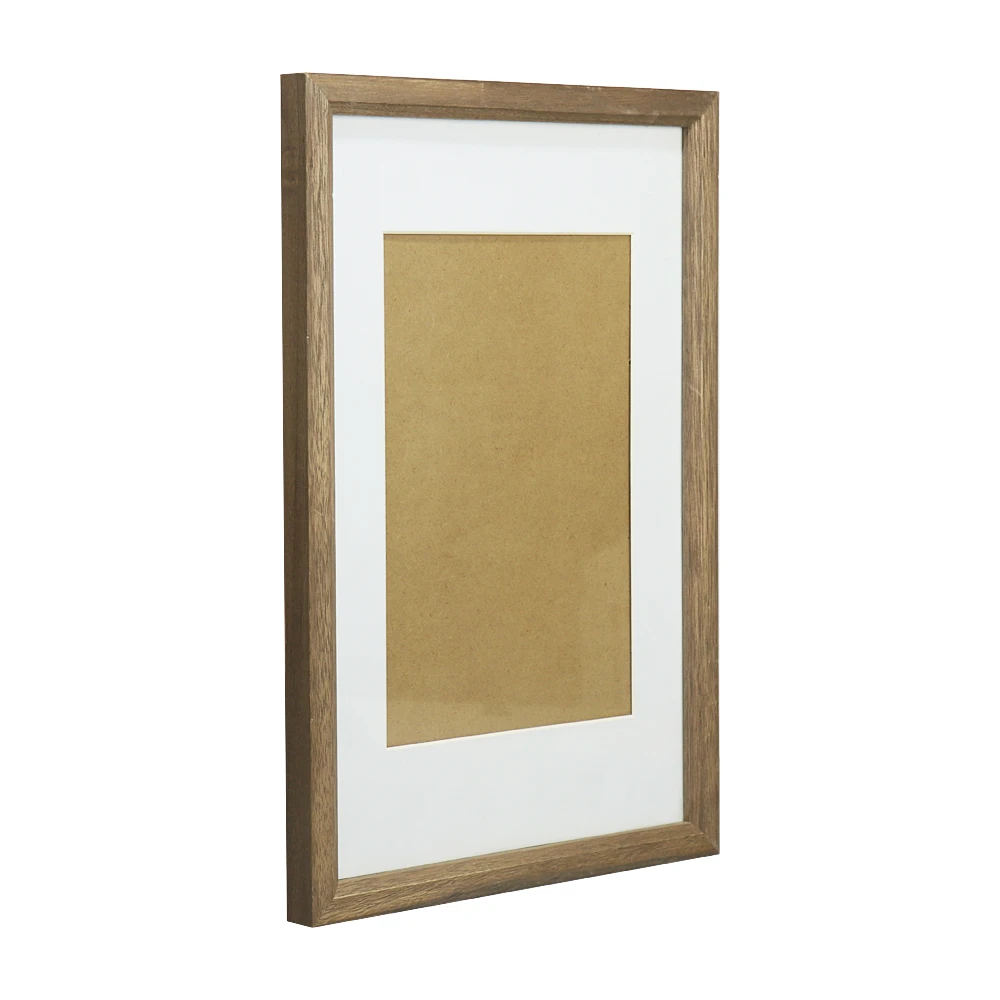 custom brown decorative wall mounted frame photo frame wooden picture frame for living room bedroom
