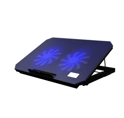 China Factory Supplied Top Quality USB foldable 2 fans speed adjustable notebook cooler laptop cooling fan and ventilation