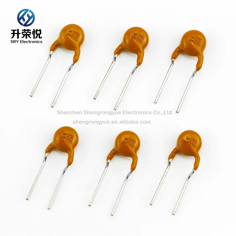 Tyco/Raychem PPTC сбрасываемый предохранитель TRF250-030 DIP Предохранитель 30mA 0.03A 250V