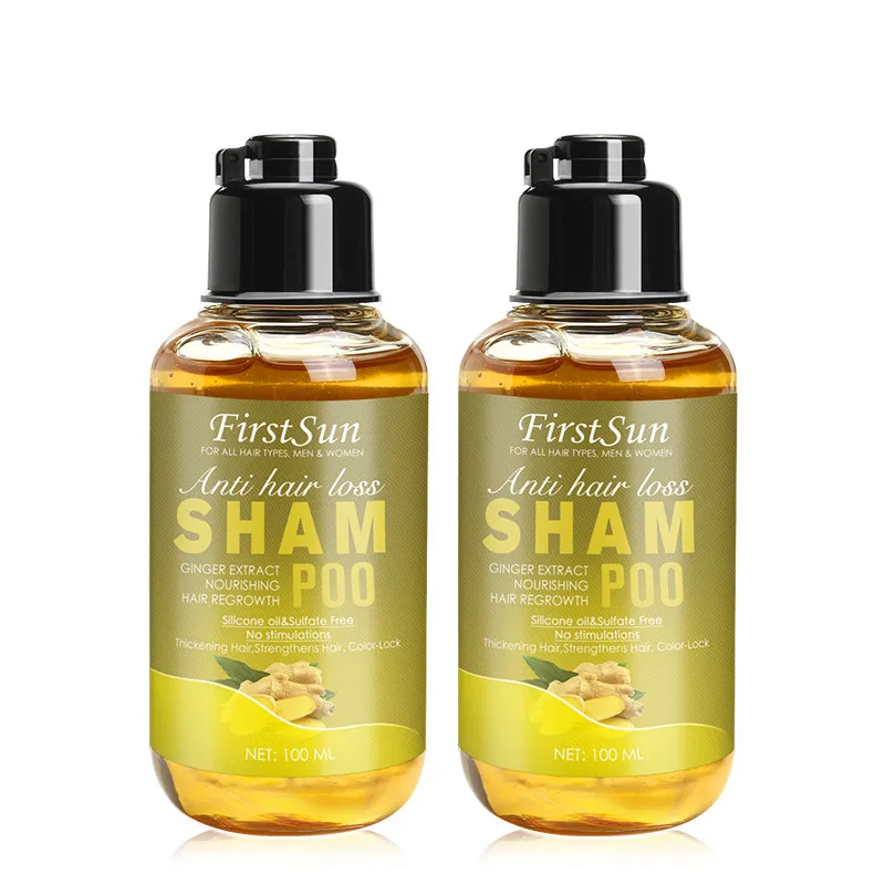 Ginger shampoo, anti-hair loss, anti-dandruff, and promote hair regrowth shampoo