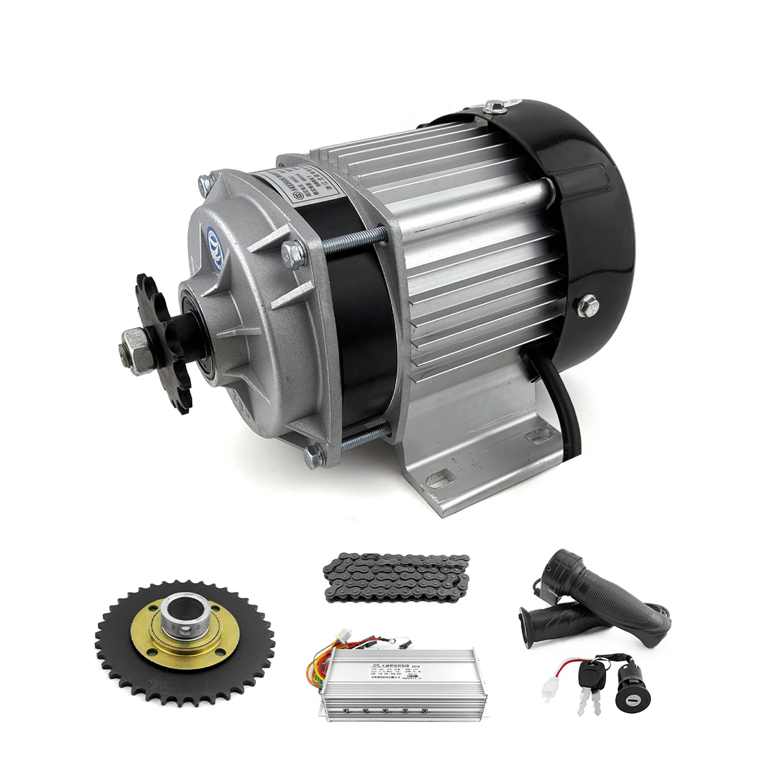 48V 500W 460 RPM three Wheels Rickshaw No teeth freewheel adapter Brushless Geared dc Motor electric tricycle