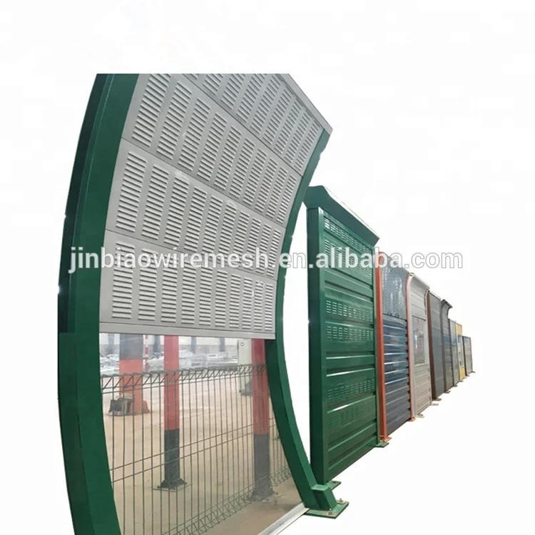 Bridge vision insulation wall sound barrier fence visual noise barrier prices