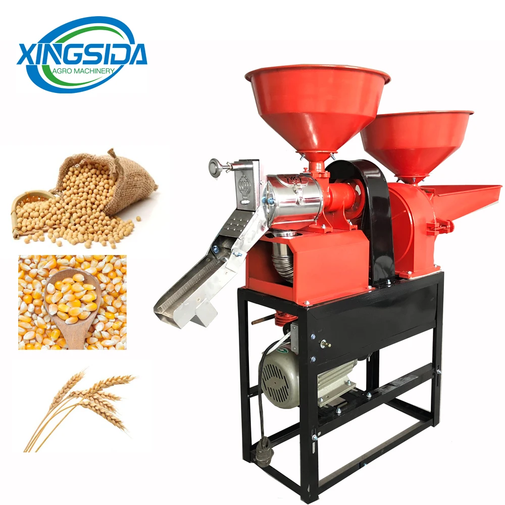 Высококачественное бытовое коммерческое мини-оборудование для измельчения риса рисовая мельница