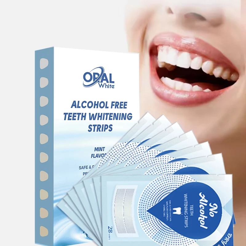 14 Bags Clear Strips Daily Oral Teeth Cleaning Alcohol Free Residue Free Whitening Strips For Teeth Whitening