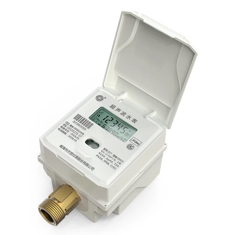 Special Design Widely Used Water Digital Meter Smart Ultrasonic Water Meter EN13757, Modbus Installation at any Angle PLOUMETER