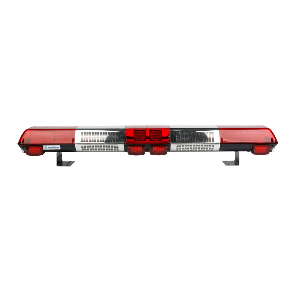 Emergency Red Blue Amber Traffic Road Safety Led Warning Lightbar Plus with Speaker