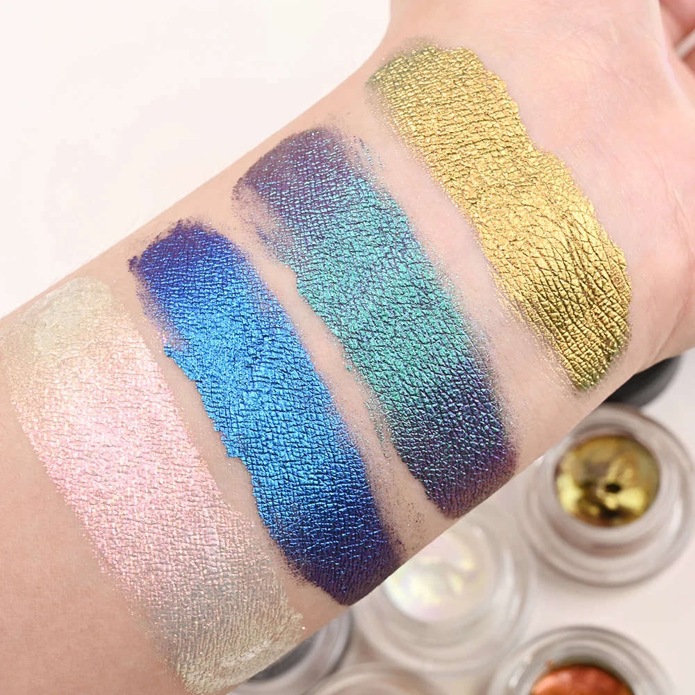 Chameleon Glitter Eyeshadow Duochrome Cream Eye Makeup Cosmetics Glitter Gel Eyeshadow