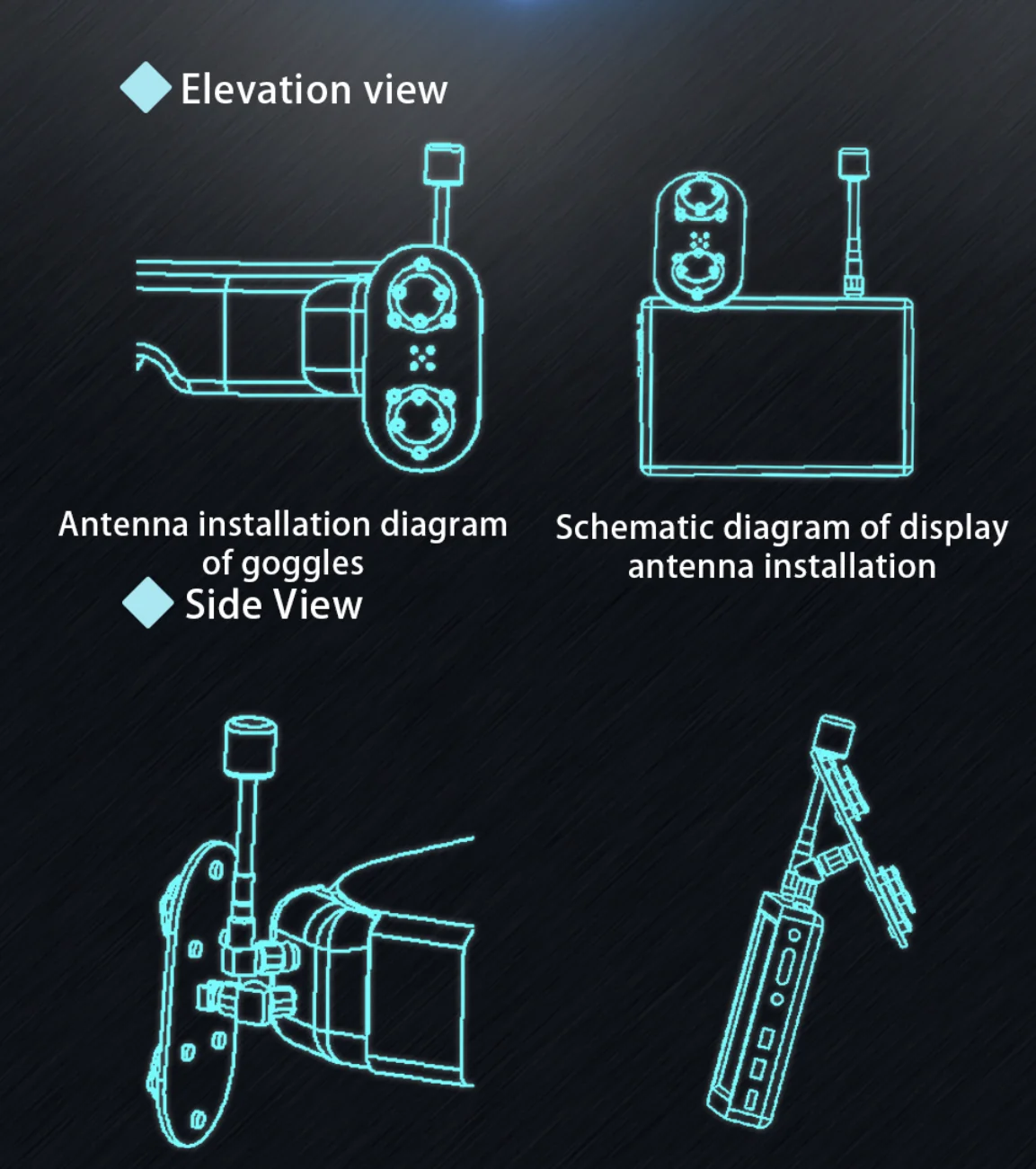 Strigiformes 11dBi Circularly Polarized Antenna Drones Accessories Essential Component fpv uav VR Glasses rtf fpv drones