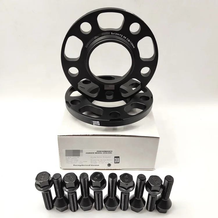 BOTRAK forged t6 7075 12mm 5x120 racing car wheel spacer for bmw e90 325i 325Xi 328i 328Xi 330i 330Xi 335d 335i 335Xi Sedan
