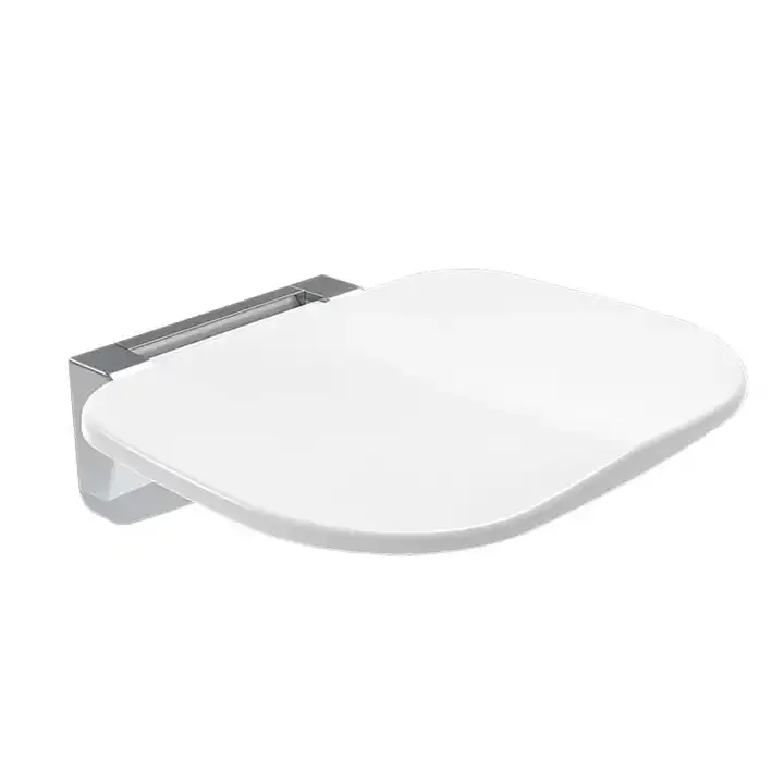 Wholesale Plastic Folding Shower Chair Bath Wall Chair Stool For Shower Wall Mount Shower Seat