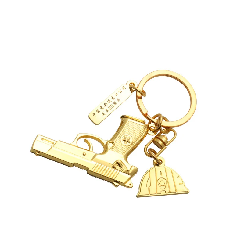  Высокая qualitybling с легким Рождественский подарок ключ chainsmetal брелки для ключей Мини Ракетница брелок 3d