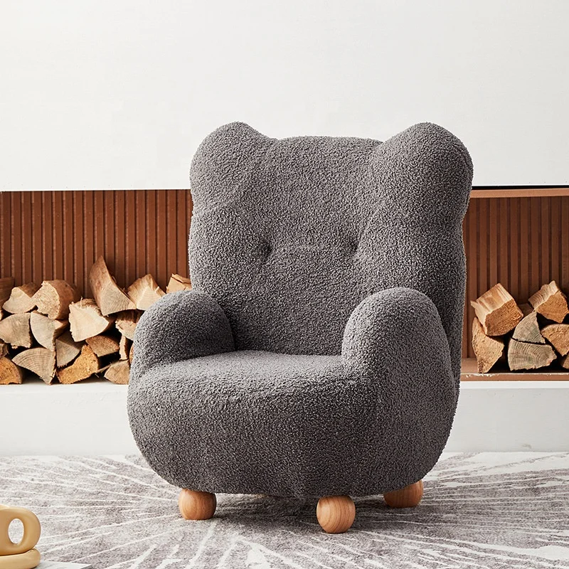 Reading Corner Sofa Chair Stool Lovely Animal Fleece for Family Baby